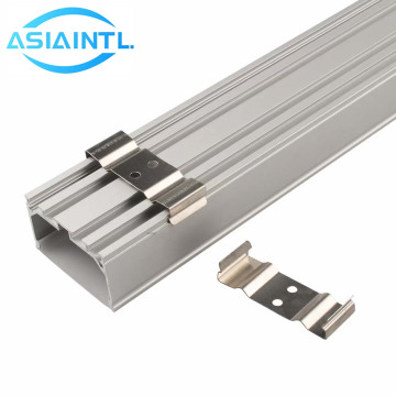 Round aluminum channel/profile U shaped anodized profile for LED strip